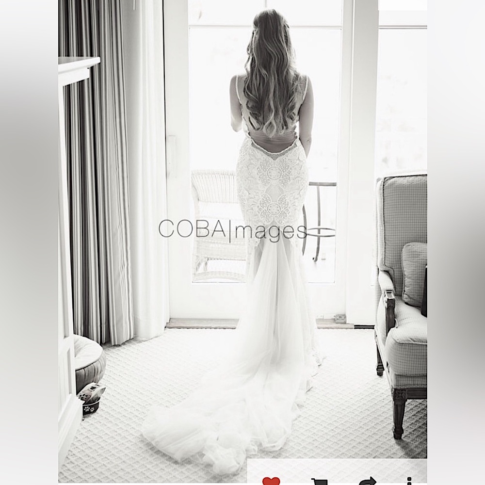 GALIA LAHAV GORGEOUS HAUTE COUTURE WEDDING DRESS “ DAISY”  TALES OF THE JAZZ AGE